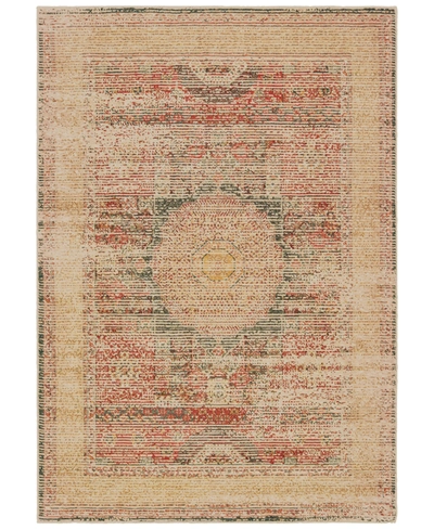Oriental Weavers Closeout!  Toscana 9564a 5'3" X 7'6" Area Rug In Ivory/orange