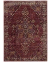 Jhb Design Journey Alpine Stone 1'10" X 3'2" Area Rug In Red