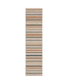 Jhb Design Latitude 602w3 Gray 1'10" X 7'6" Runner Rug In Multi