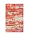 Jhb Design Formations 70004 Pink 6' X 9' Area Rug In Red