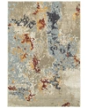 Jhb Design Journey Alpine Stone 1'10" X 3'2" Area Rug In Beige/blue