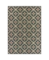 Jhb Design Latitude 1904k Gray 7'10" X 10' Outdoor Area Rug In Navy