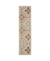 Jhb Design Latitude 709 Gray 1'10" X 7'6" Runner Rug In Beige