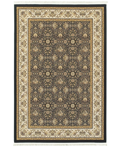 Jhb Design Masterpiece Panel 5'3" X 7'6" Area Rug In Navy