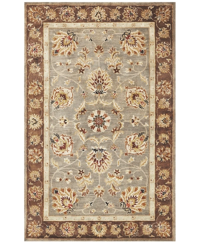 Kas Syriana Mahal Area Rug, 8' X 10'6 In Grey/mocha