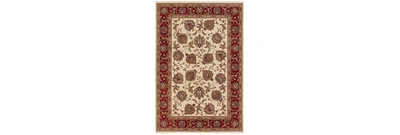 Oriental Weavers Round Area Rug, Ariana 117j Tabriz Ivory 6'