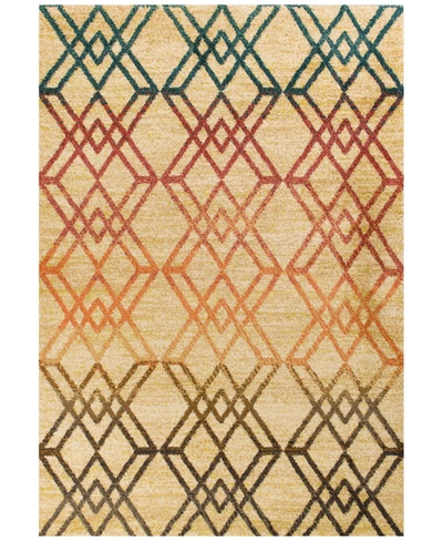 Kas Closeout!  Barcelona Moderne 7'10" X 11'2" Area Rug In Brown