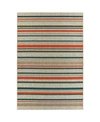 Jhb Design Latitude 602w3 Gray 6'7" X 9'2" Outdoor Area Rug In Multi