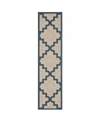 Jhb Design Latitude 804i3 Gray 1'10" X 7'6" Runner Rug In Beige