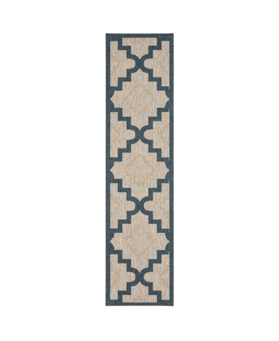 Jhb Design Latitude 804i3 Gray 1'10" X 7'6" Runner Rug In Beige