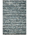 Kas Cortico Heather 5' X 7' Area Rug In Blue