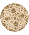Kas Syriana Agra Round Area Rug, 5'6 X 5'6 In Champagne