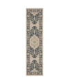 Jhb Design Latitude 001j3 Gray 1'10" X 7'6" Runner Rug In Blue