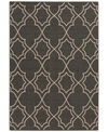 Surya Alfresco Alf-9590 Black 3' X 5'6" Area Rug, Indoor/outdoor In Black