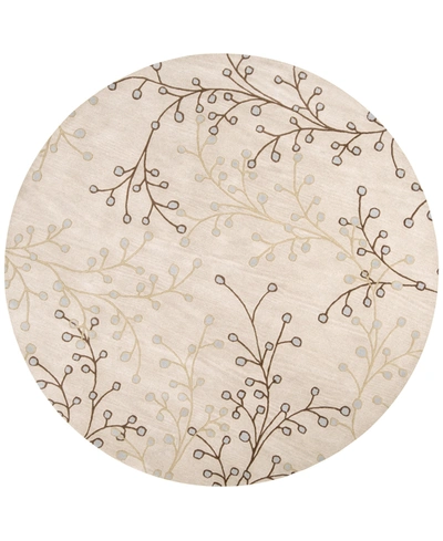 Surya Athena Ath-5008 Taupe 8' Round Area Rug