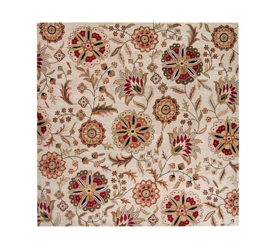 Surya Athena Ath-5035 Dark Brown 8' Square Area Rug