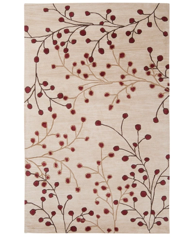 Surya Athena Ath-5053 Burgundy 5' X 8' Area Rug