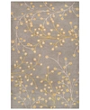 Surya Athena Ath-5060 Taupe 4' X 6' Area Rug In Taupe
