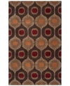 Surya Forum Fm-7170 Dark Brown 5' X 8' Area Rug In Dark Brown