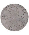 Surya Athena Ath-5055 Medium Gray 6' Round Area Rug In Medium Gray