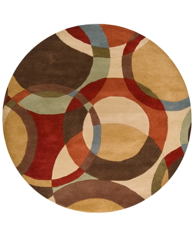 Surya Forum Fm-7108 Tan 4' Round Area Rug