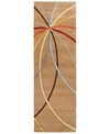 Surya Forum Fm-7140 Tan 3' X 12' Runner Area Rug In Tan