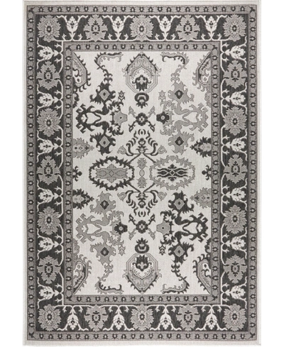 Nicole Miller Patio Country Ayana 9'2" X 12'5" Area Rug In Gray/black
