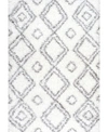 Nuloom Iola Ozsg18a White 5'3" X 7'6" Area Rug In White