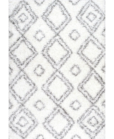 Nuloom Iola Ozsg18a White 5'3" X 7'6" Area Rug