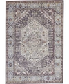 SIMPLY WOVEN ARMANT R3907 CHARCOAL 6'7" X 9'6" AREA RUG