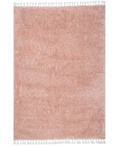 Nuloom Belleza Plush Neva 7'10" X 10'10" Area Rugs In Pink