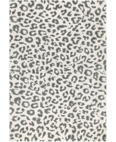 Nuloom Leopard Rzbd61a Gray 6'7" X 9' Area Rug