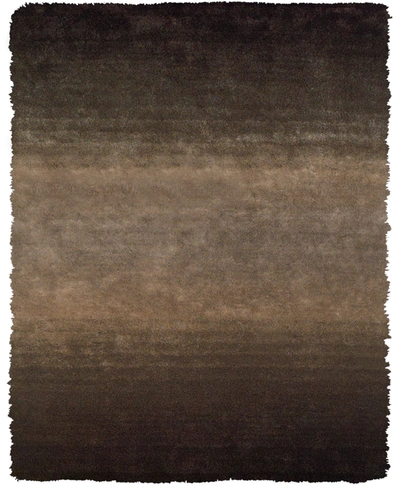Simply Woven Whitney R4551 4'9" X 7'6" Area Rugs In Brown