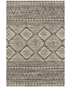 Loloi Closeout!  Emory Eb-08 Graphite/ivory 7'7" X 10'6" Area Rug