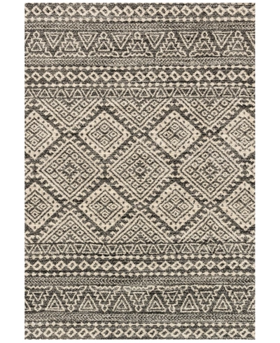 Loloi Closeout!  Emory Eb-08 Graphite/ivory 7'7" X 10'6" Area Rug