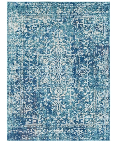 Surya Harput Hap-1023 Teal 5'3" X 7'3" Area Rug In Blue