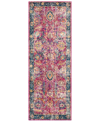 Surya Harput Hap-1013 Garnet 2'7" X 12' Area Rug In Pink