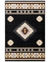 Abbie & Allie Rugs Rugs Paramount Par-1095 6'7" X 9'6" Area Rug In Black