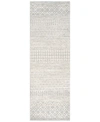 Surya Elaziz Elz-2308 Light Gray 2'7" X 10' Runner Area Rug In Light Gray