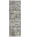 Surya Presidential Pdt-2309 Medium Gray 3'3" X 8' Runner Area Rug In Medium Gray