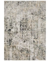 Surya Quatro Qua-2300 Medium Gray 7'10" X 10'3" Area Rug In Medium Gray