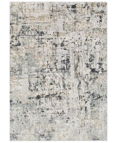 Surya Quatro Qua-2302 Silver Gray 6'7" X 9'6" Area Rug