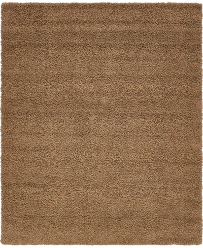 Bayshore Home Closeout!  Exact Shag Exs1 8' X 10' Area Rug In Sandy Brow