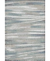 Portland Textiles Urban Exposure Shamoli Blue 6'6" X 9'6" Area Rug In Blue