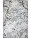 Bb Rugs Charm Cha-01 Gray, Gold 8'6" X 11'6" Area Rug In Gray/ Gold