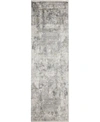 Bb Rugs Charm Cha-09 Gray 2'6" X 8' Runner Rug In Grey