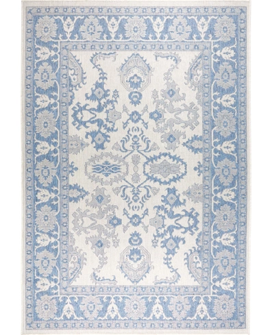 Nicole Miller Patio Country Ayana 6'6" X 9'2" Area Rug In Gray/blue