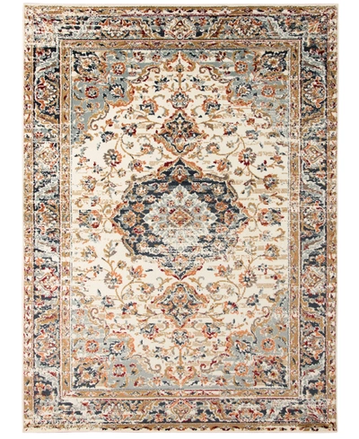 Amer Rugs Allure Alein 7'9" X 9'9" Area Rug In Ivory/navy