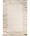 Bb Rugs Natural Wool Nat-19 7' 6" X 9' 6" Area Rug In Ivory