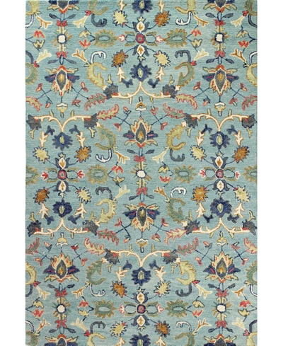 Bb Rugs Taron Al110 3' 6" X 5' 6" Area Rug In Teal